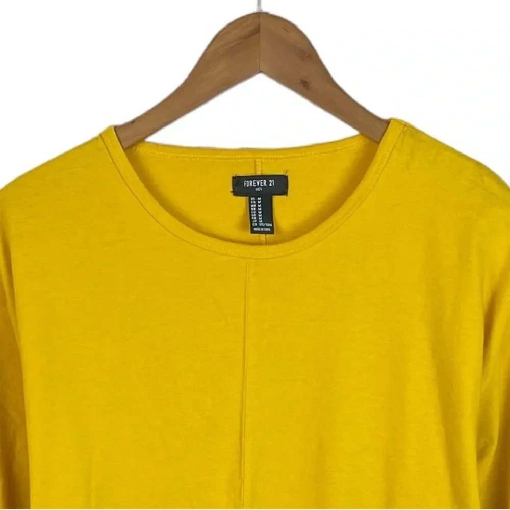 TS404 Mens Forever 21 Long Lines Streetwear Tall T Shirt M